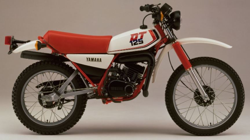 Classic Yamaha DT 125 motorcycle
